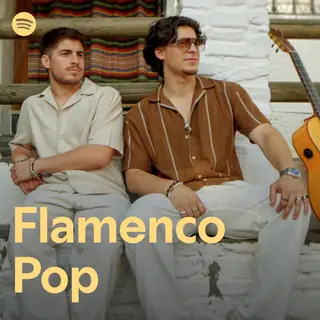 Portada de la lista «Flamenco Pop» de Spotify con Kike & Manu, en la captura que publicó Kike & Manu en Instagram (julio de 2026)