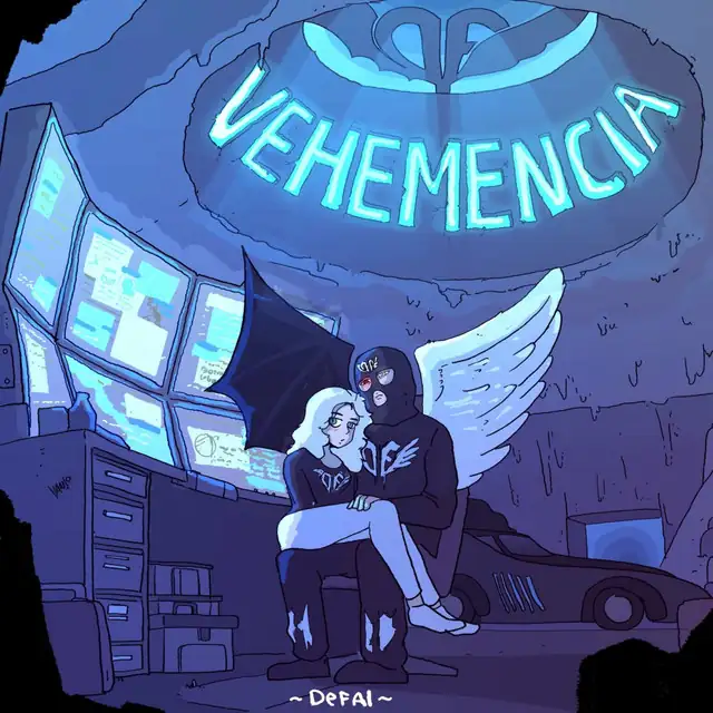 Portada de «Vehemencia», de Defai y ded light